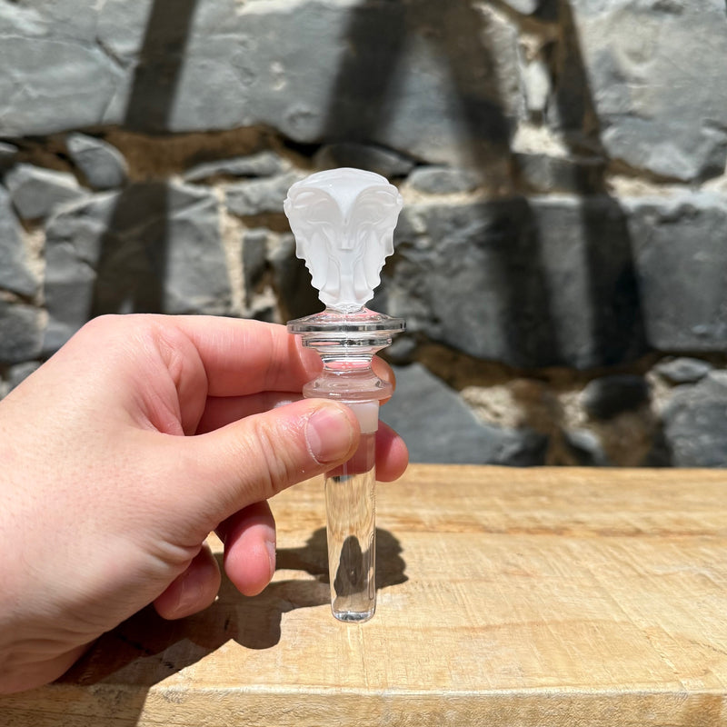 Versace X Rosenthal Crystal Medusa Head Bottle Stopper