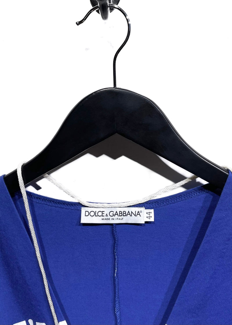 T-shirt bleu Dolce & Gabbana imprimé ''Rocker''