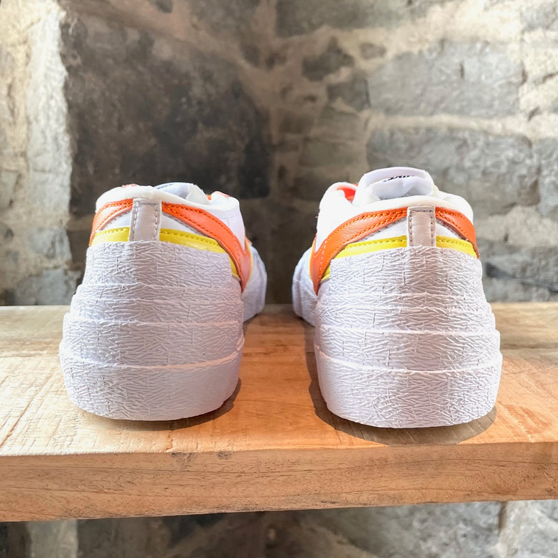 Nike X Sacai White Orange Blazer Low-top Sneakers