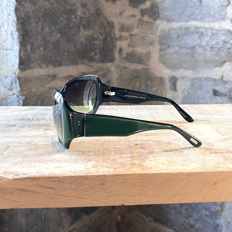 Oliver Peoples Athen Green Acetate Sunglasses