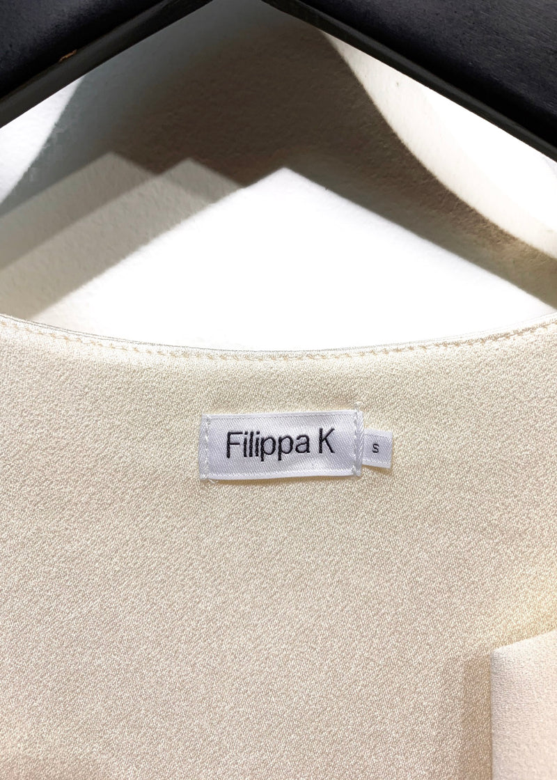 Filippa K Ivory Sleeveless Pocket Dress
