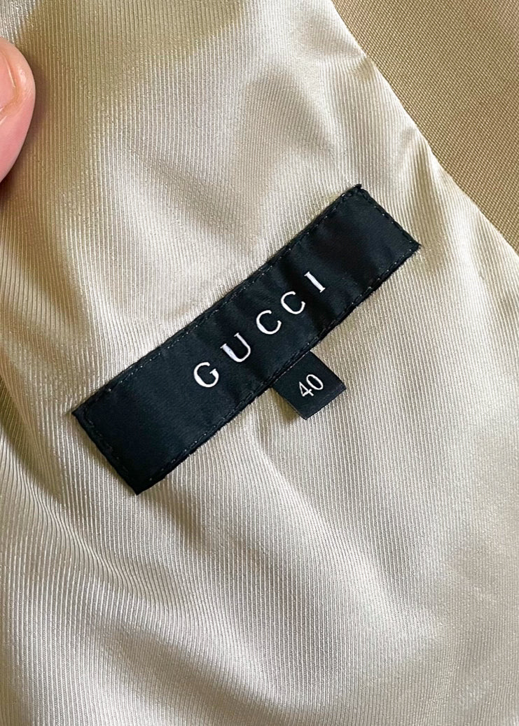 Gucci Runway SS09 Beige Safari Field Belted Jacket
