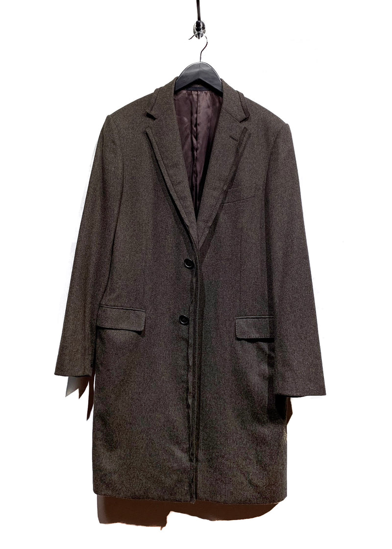 Lanvin Brown Wool Blend Top-coat