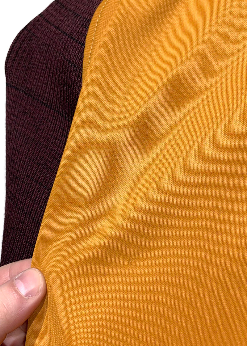 Pull de survêtement zippé bloc de couleurs Marni jaune bordeaux et bleu marine