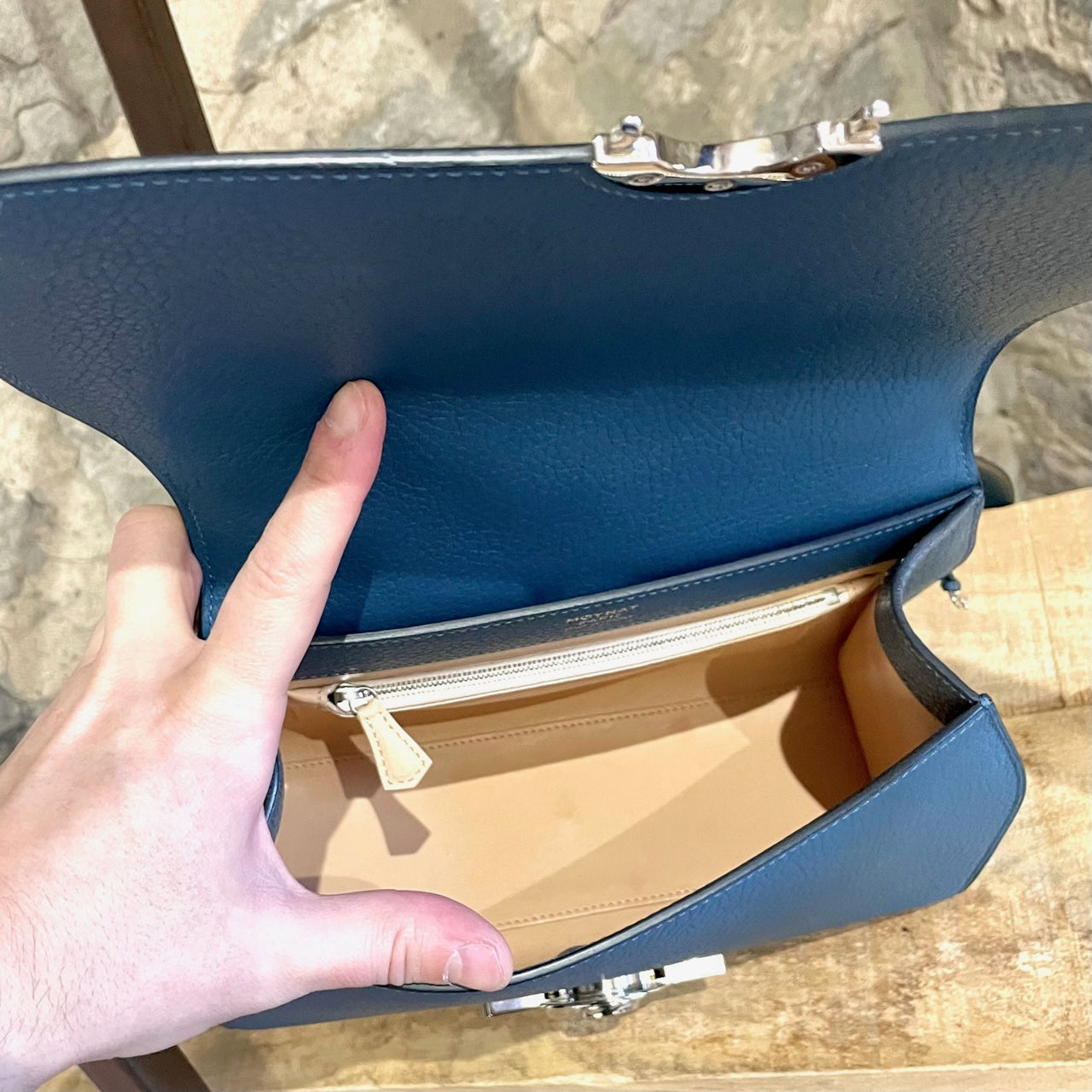 My new baby — Moynat Voyage PM in the shade Prussian Blue. : r