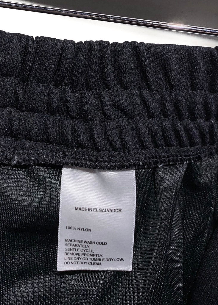 Pantalon de survêtement Adidas à rayures avec logo Calabasas noir sur noir