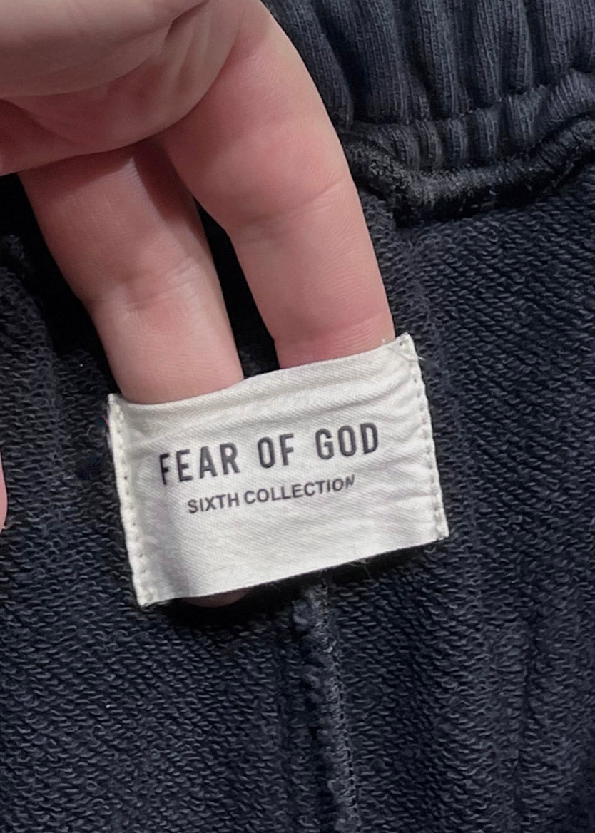 Fear Of God Sixth Collection Core Black Sweatpants – Boutique LUC.S