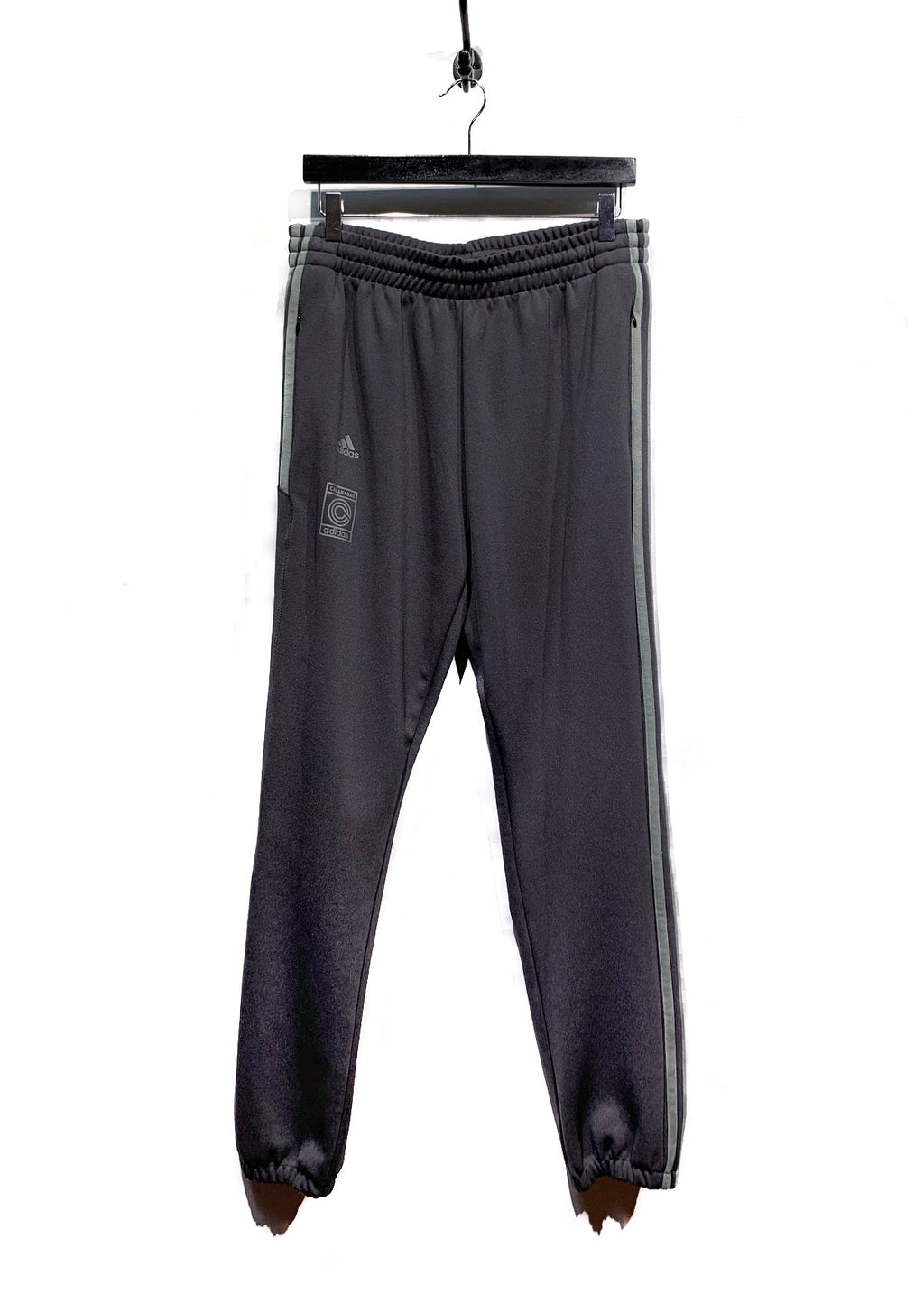 Pantalon de survêtement à rayures à logo contrasté gris Adidas Calabasas