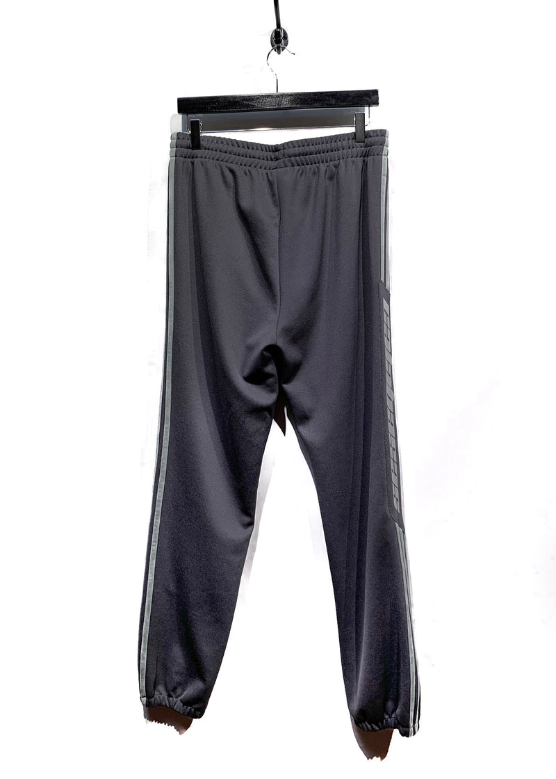 Pantalon de survêtement à rayures à logo contrasté gris Adidas Calabasas