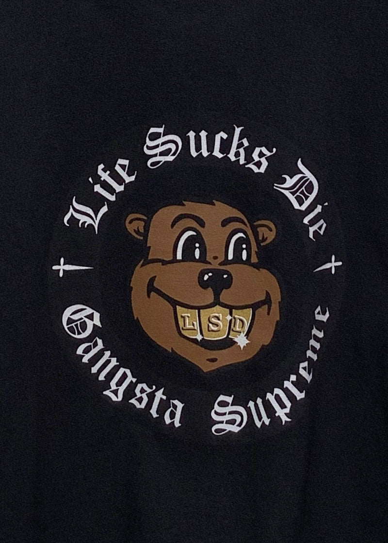 Supreme Beever "Life Sucks Die - Gangsta Supreme" T-shirt