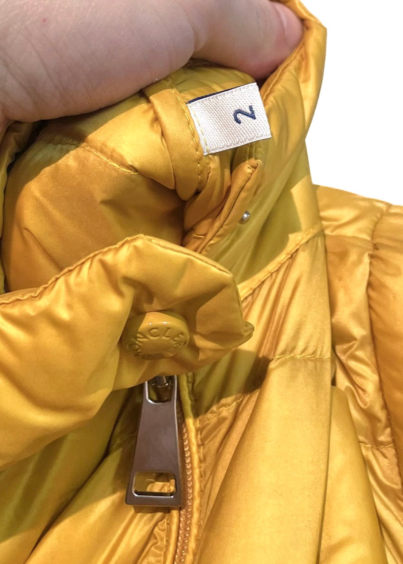 Moncler Yellow Lans Down Jacket