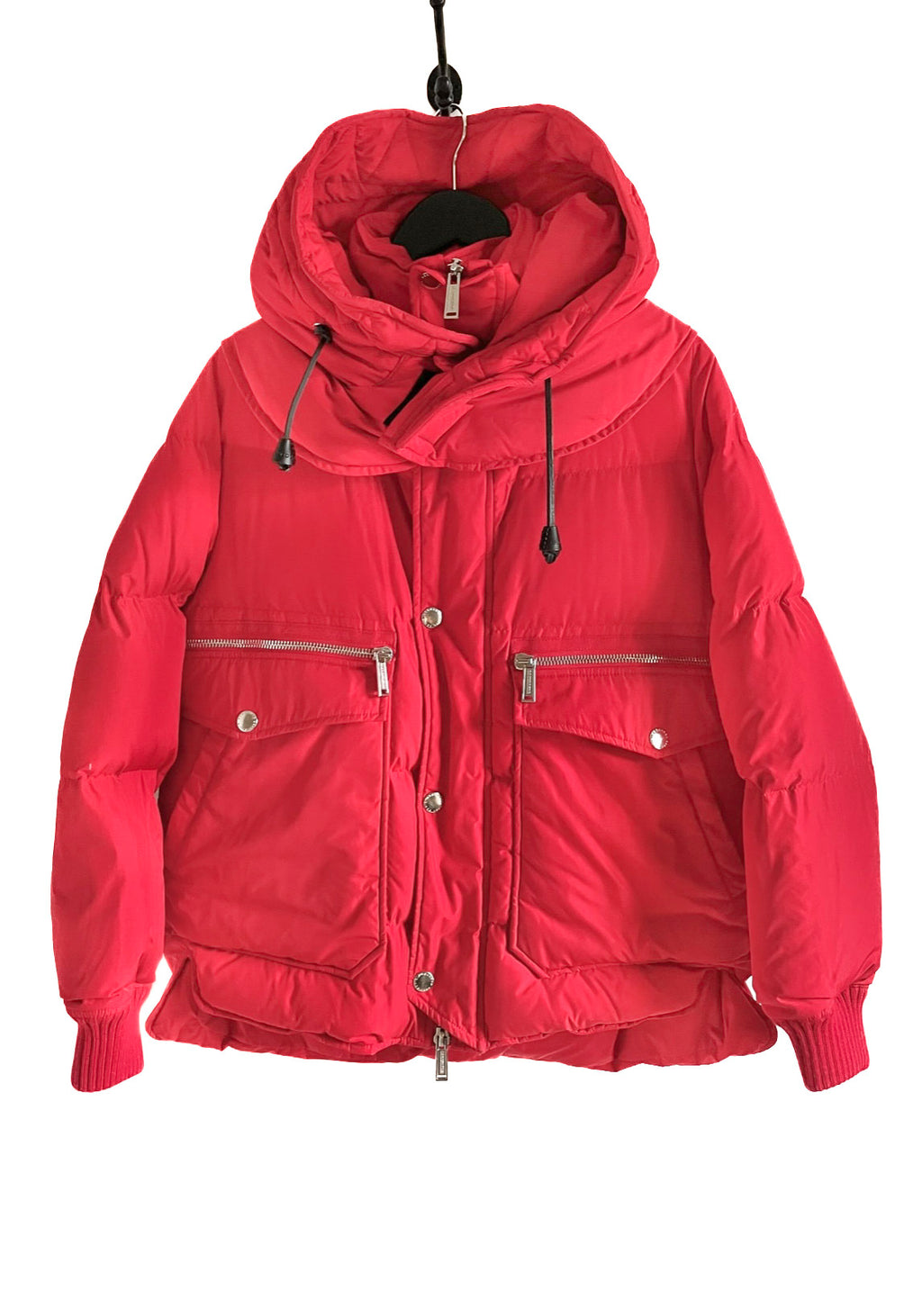 Dsquared2 2017 Red Down Filled Oversized Coat