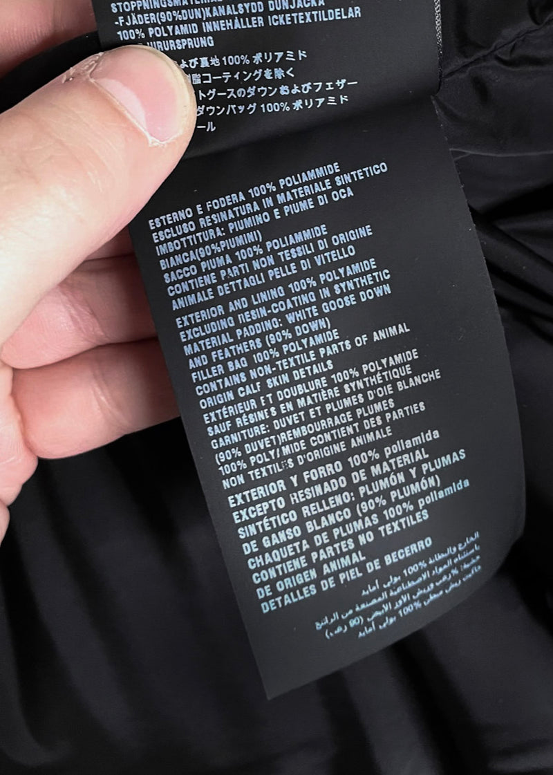 Prada 2019 Black Re-Nylon Belted Down Jacket