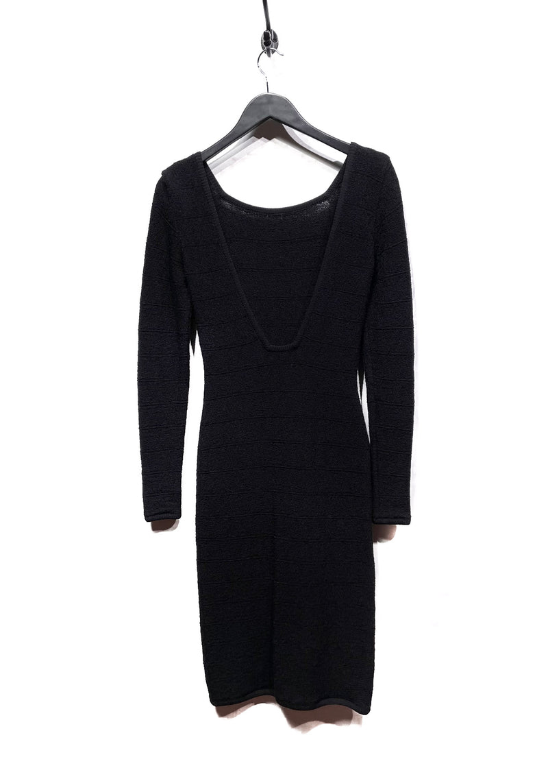 Missoni Black Knit Backless Dress