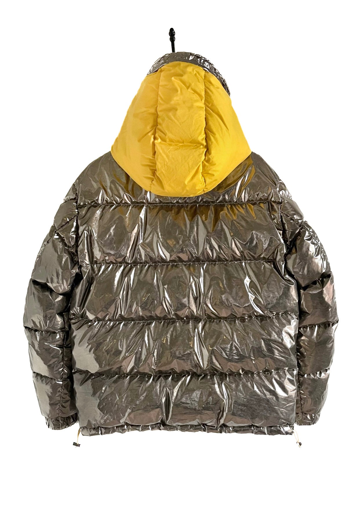 Moncler Genius 1952 Prele Metallic Yellow Reversible Down Coat