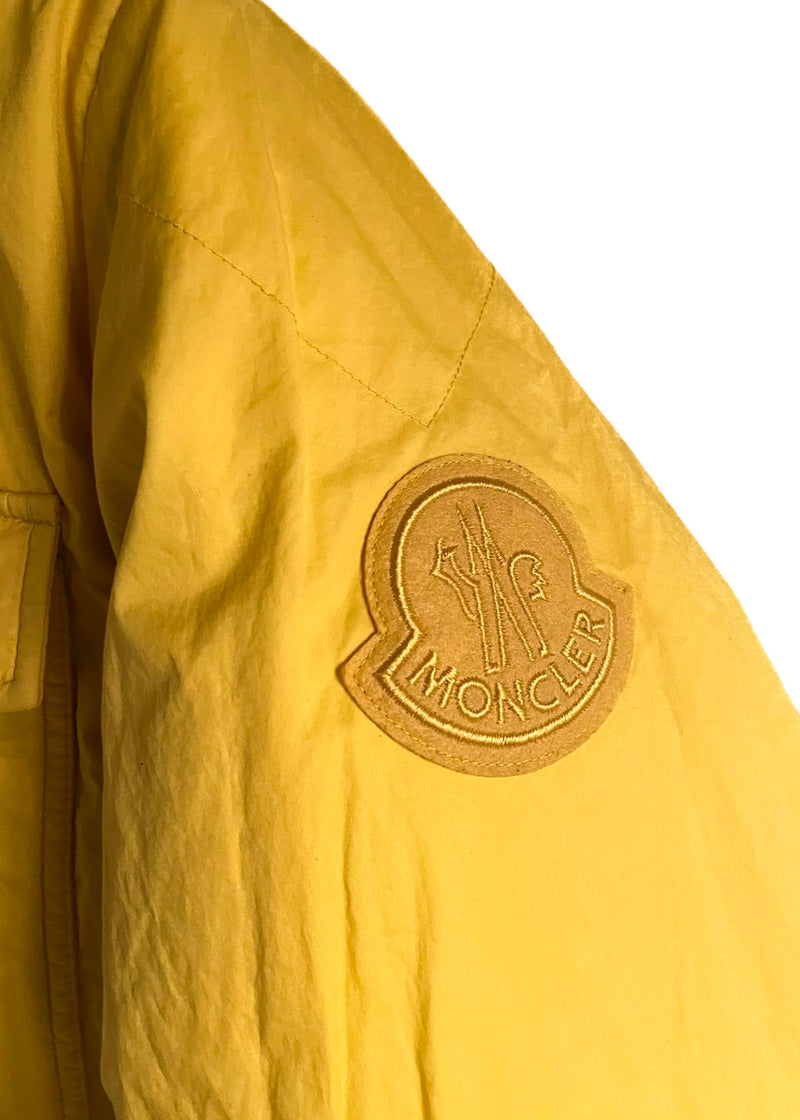 Manteau en duvet réversible Moncler Genius 1952 Prele jaune métallisé