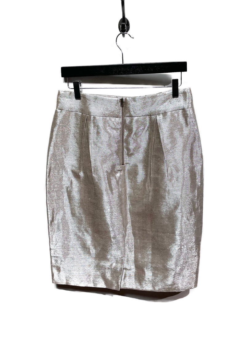 Stella McCartney Silver Linen Skirt
