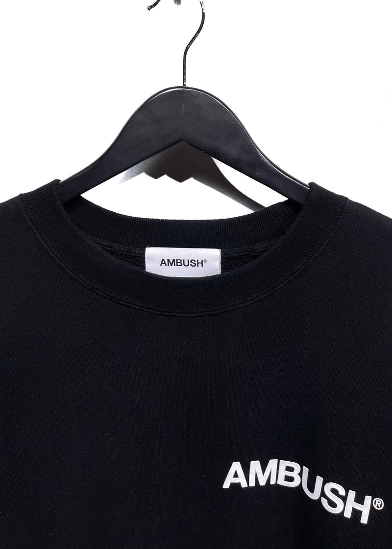 Sweat-shirt à logo noir Ambush