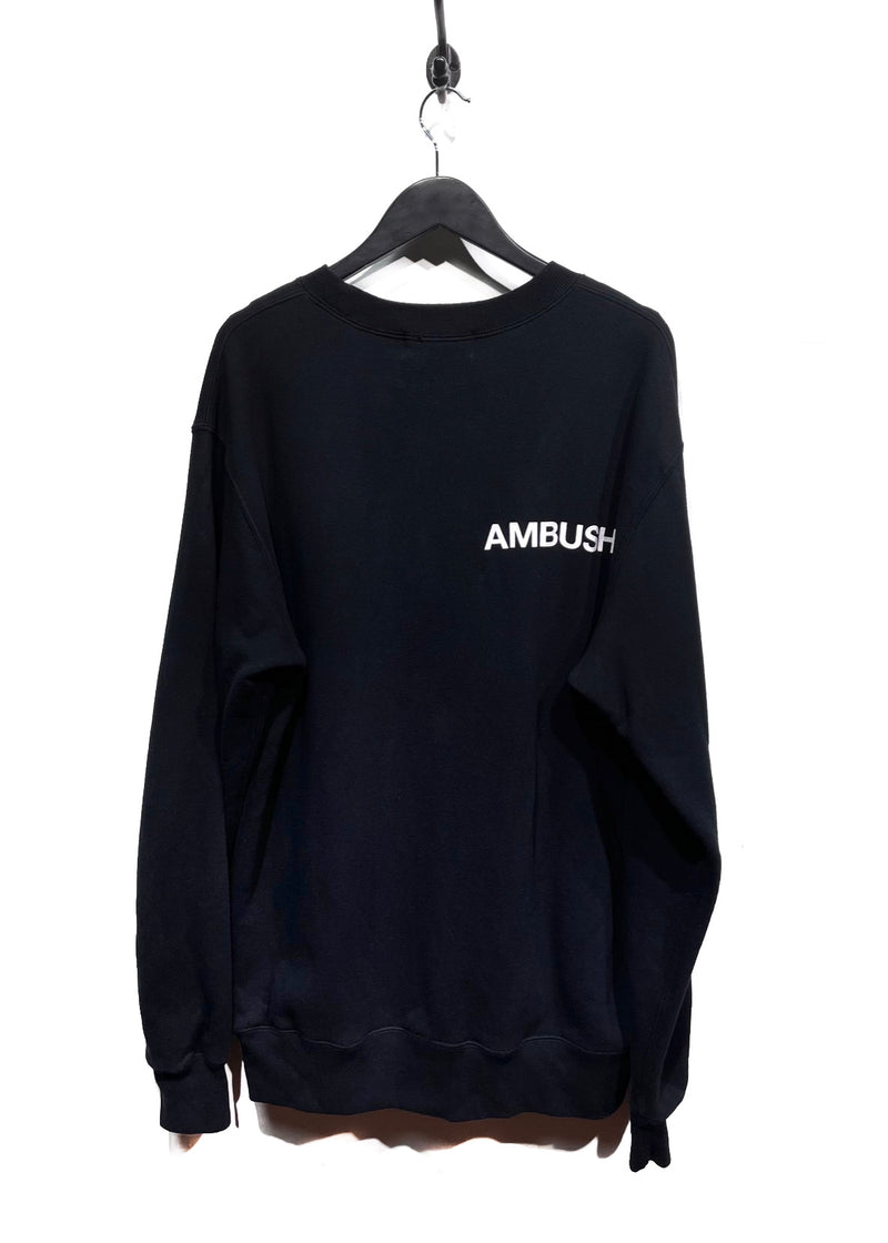 Sweat-shirt à logo noir Ambush