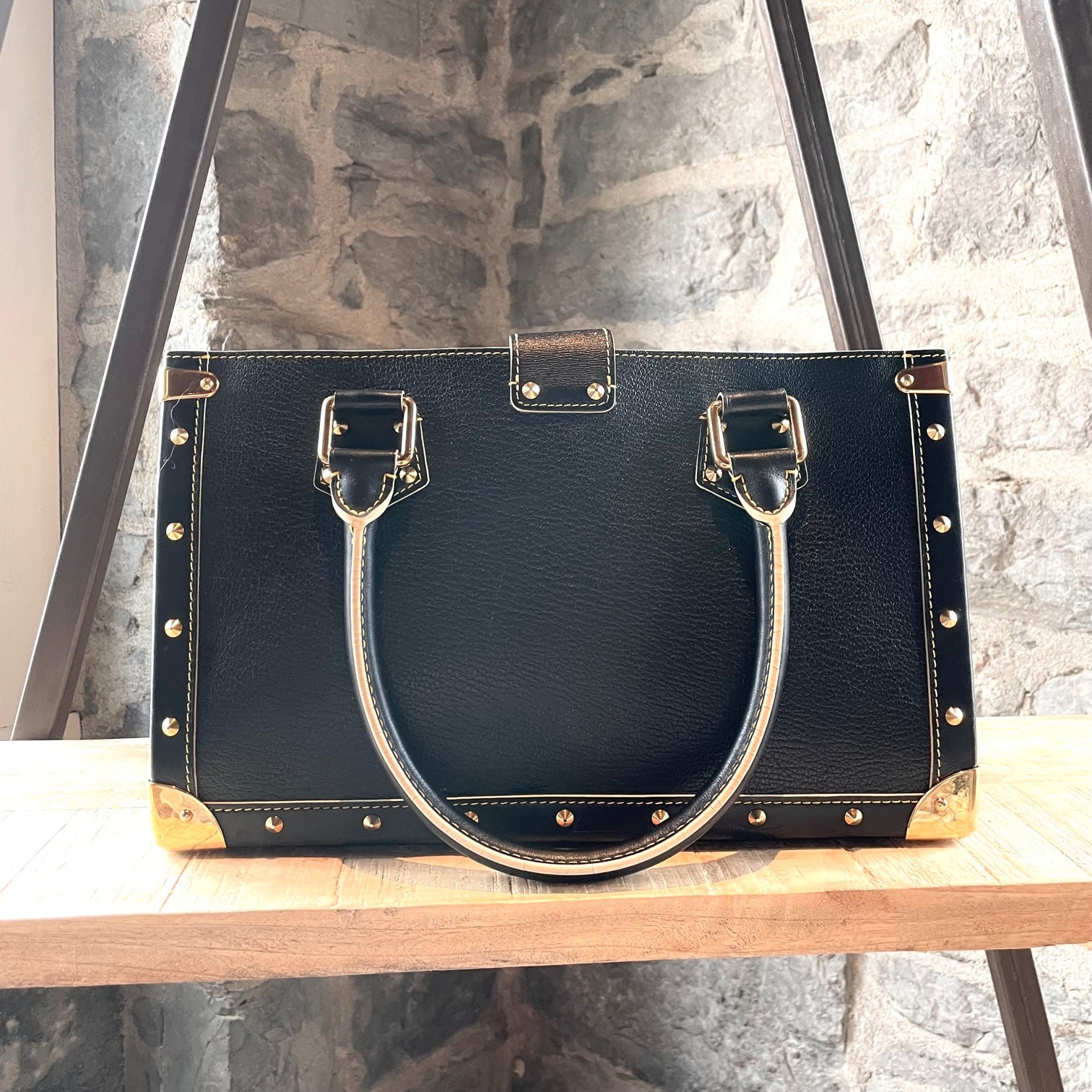 Le fabuleux leather handbag Louis Vuitton Black in Leather - 31863679