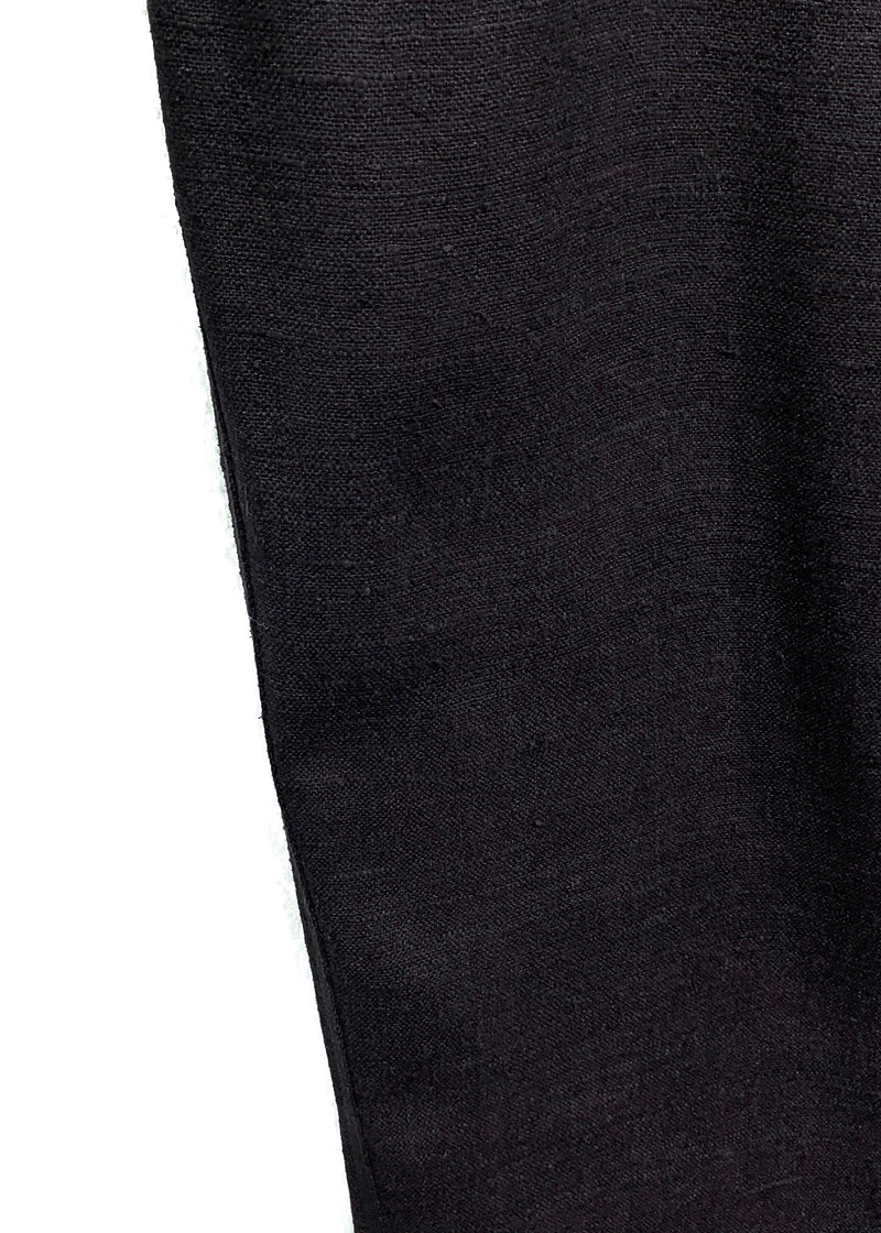 Chanel Resort 2001 Black Silk Trousers