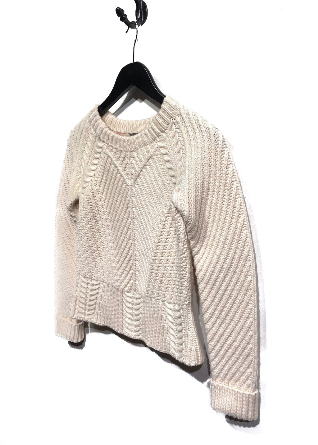 Burberry Brit Ivory Chunky Knit Sweater