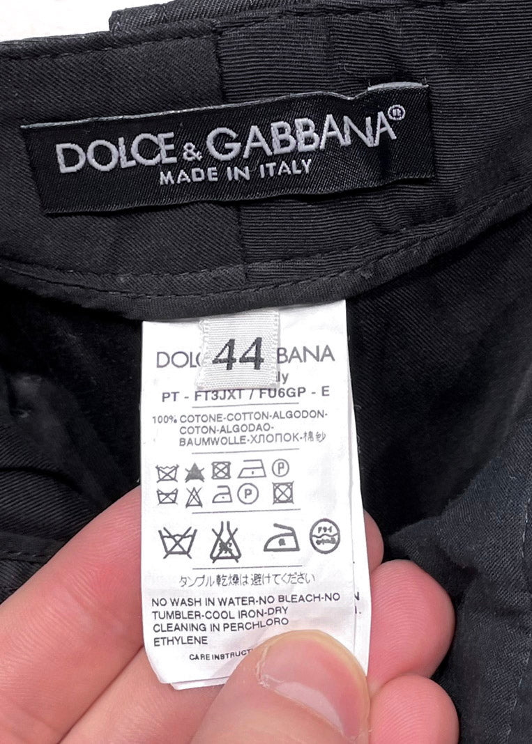 Dolce & Gabbana Black Cargo Strapped Shorts – Boutique LUC.S