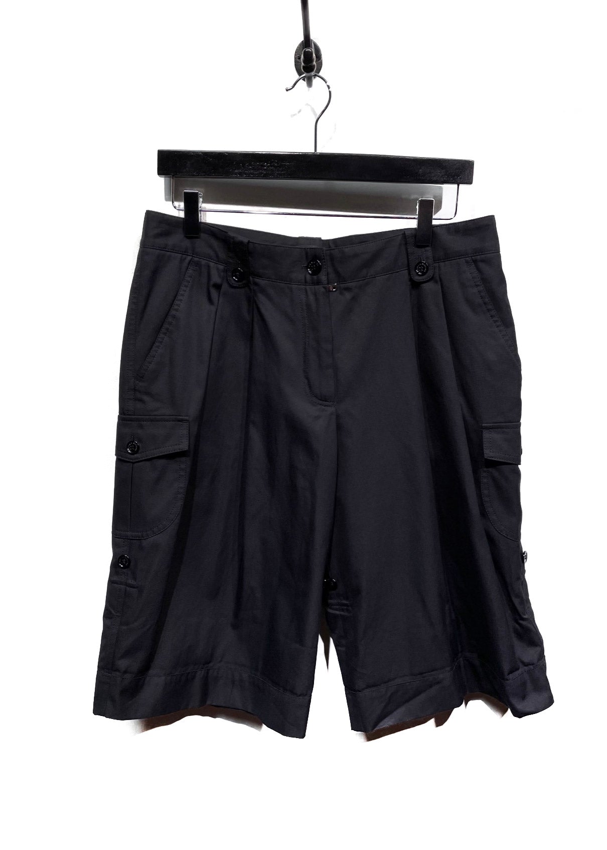 Dolce & Gabbana Black Cargo Strapped Shorts – Boutique LUC.S