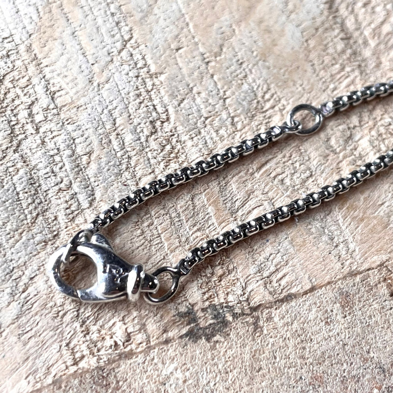 David Yurman Black Onyx Infinity Pendant Silver Necklace