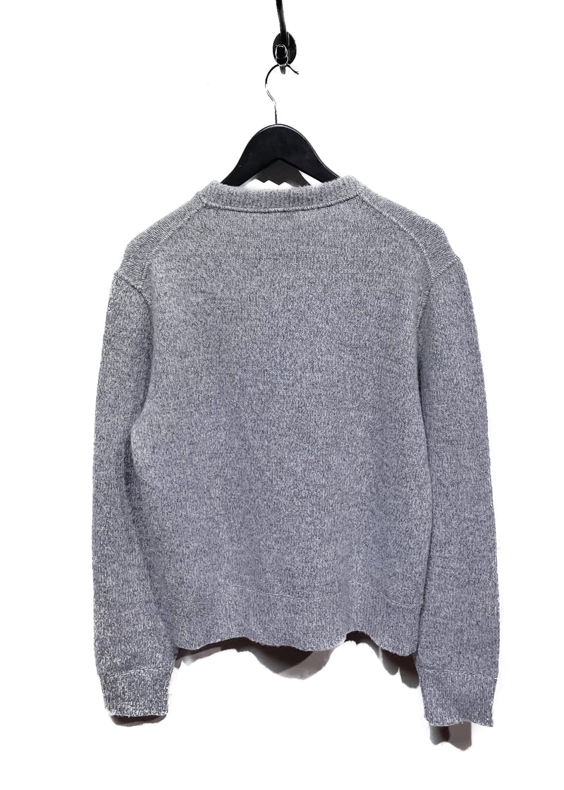 Calvin Klein Grey Wool Crewneck Sweater