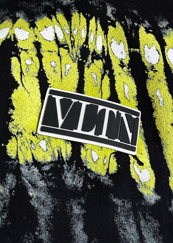 Valentino Black VLTN Pop Skin Print Sweatshirt