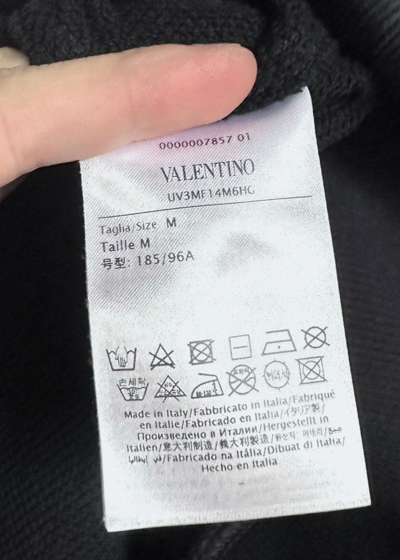 Sweat-shirt noir Valentino VLTN Pop Skin imprimé