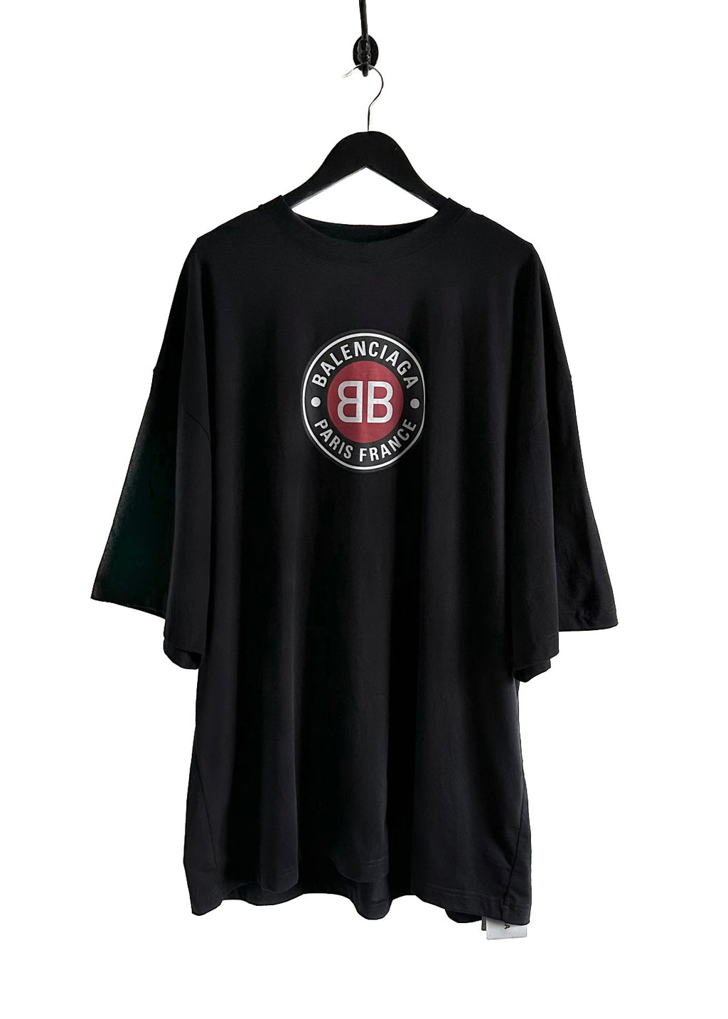 T-shirt oversize logo noir Balenciaga