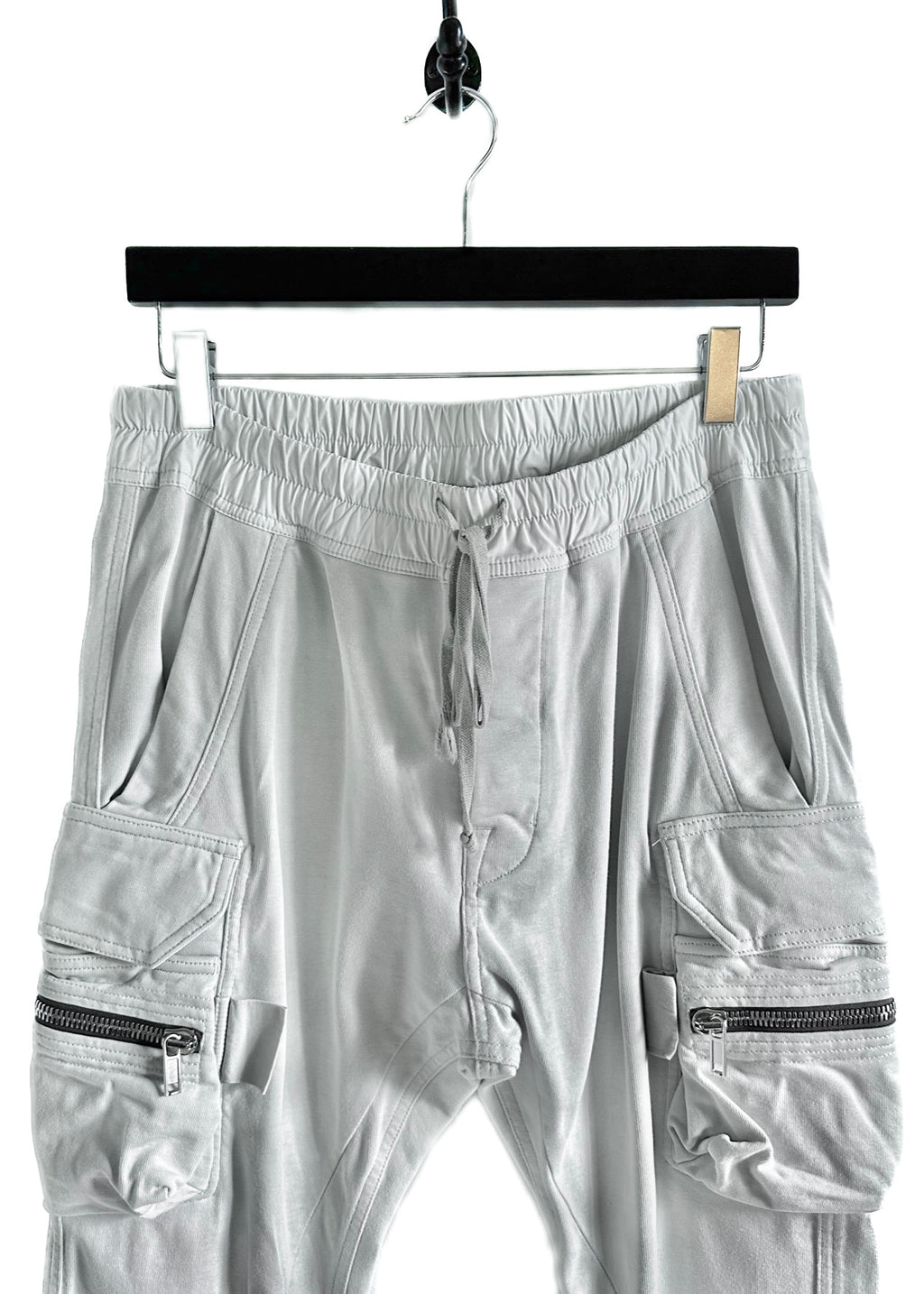 Rick Owens Oyster Mastodon Cotton Cargo Pants