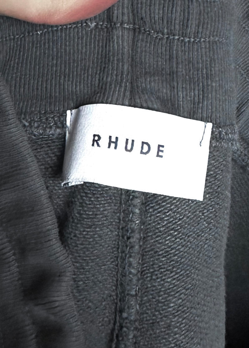 Pantalon de survêtement gris foncé à logo Rhude