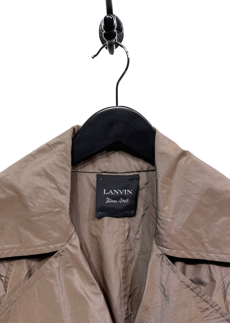 Lanvin Camel Long Trenchcoat