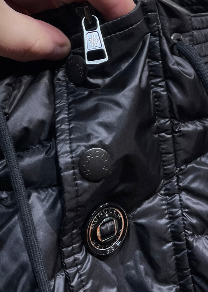 Moncler Black Benjamin Down Long Puffer Coat – Boutique LUC.S