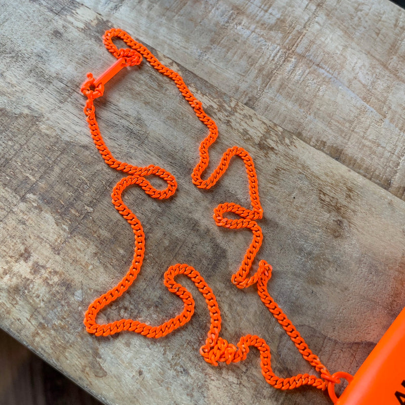 Ambush Neon Orange "Halloween" Edition Lighter Necklace Large Size