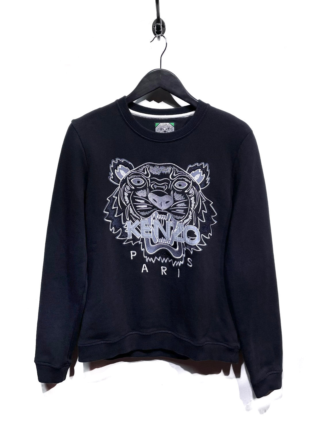 Womens Kenzo black Cotton Icon Tiger Sweatshirt