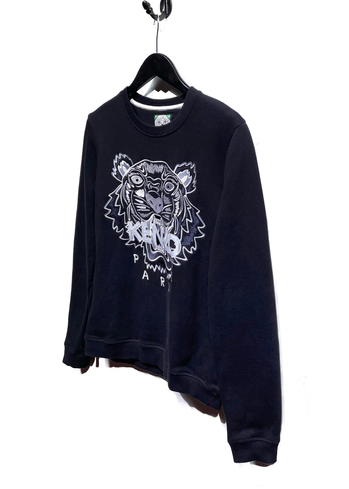 Kenzo Black Tiger Embroidered Sweatshirt – Boutique LUC.S