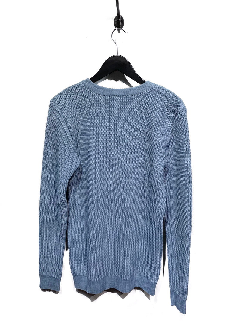 S.N.S. Herning Light Blue Cotton Blend Knit Sweater