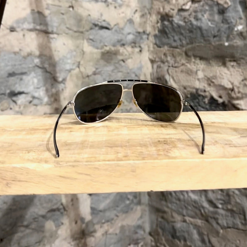 Dior Homme 0074 Black Aviator Sunglasses
