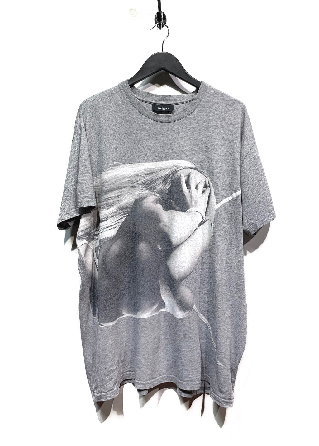 Givenchy FW13 Grey Pin-up Girl Printed T-shirt