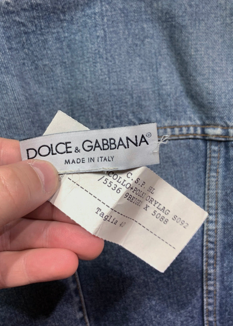 Dolce & Gabbana Jeans Reversible Orylag Fur Jacket
