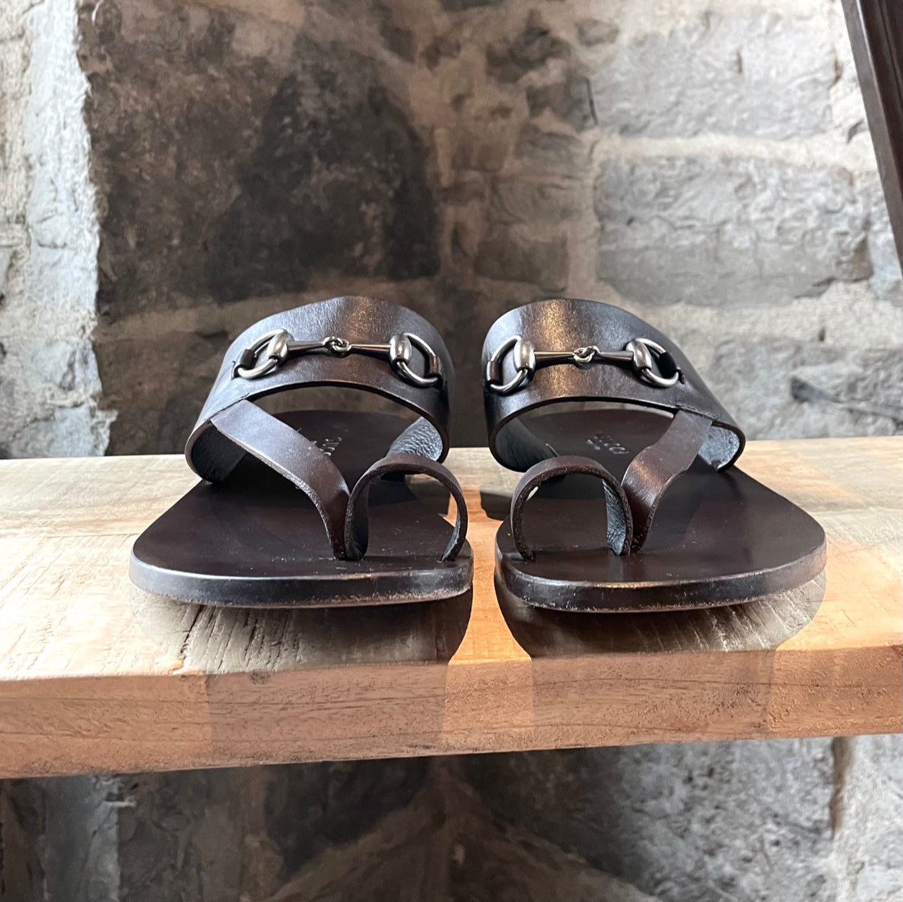 Horsebit sandals discount