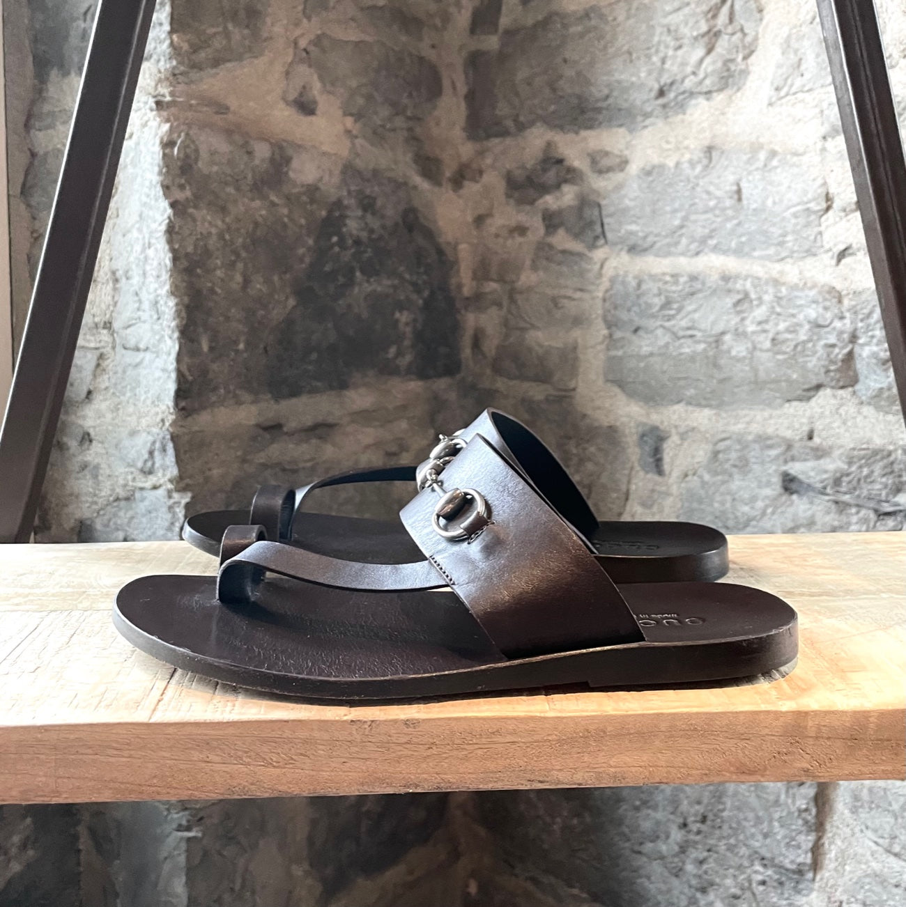 Gucci best sale horsebit sandals