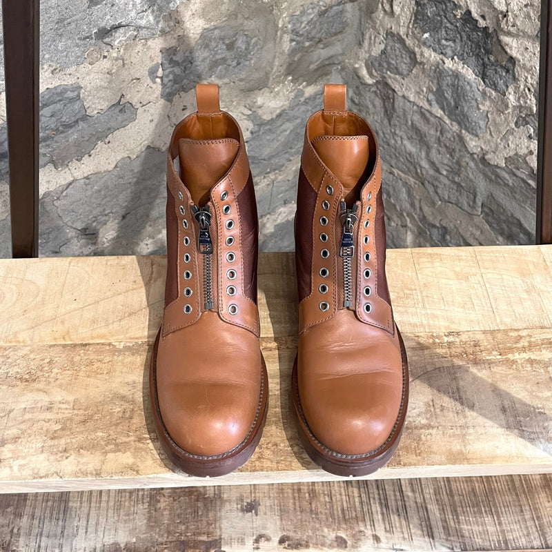 Louis Vuitton Bengale Brown Leather Ankle Boots