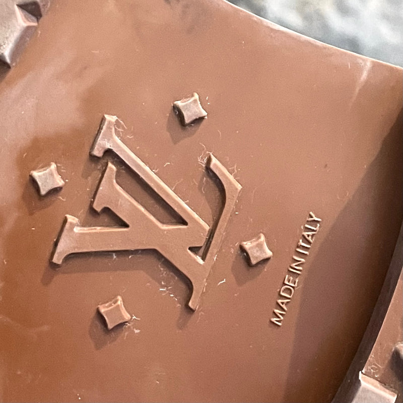 Bottes de combat Louis Vuitton Bengale en cuir caramel