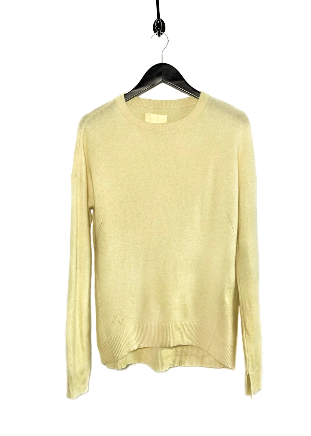 Zadig & Voltaire Yellow Star CC Patch Cashmere Sweater