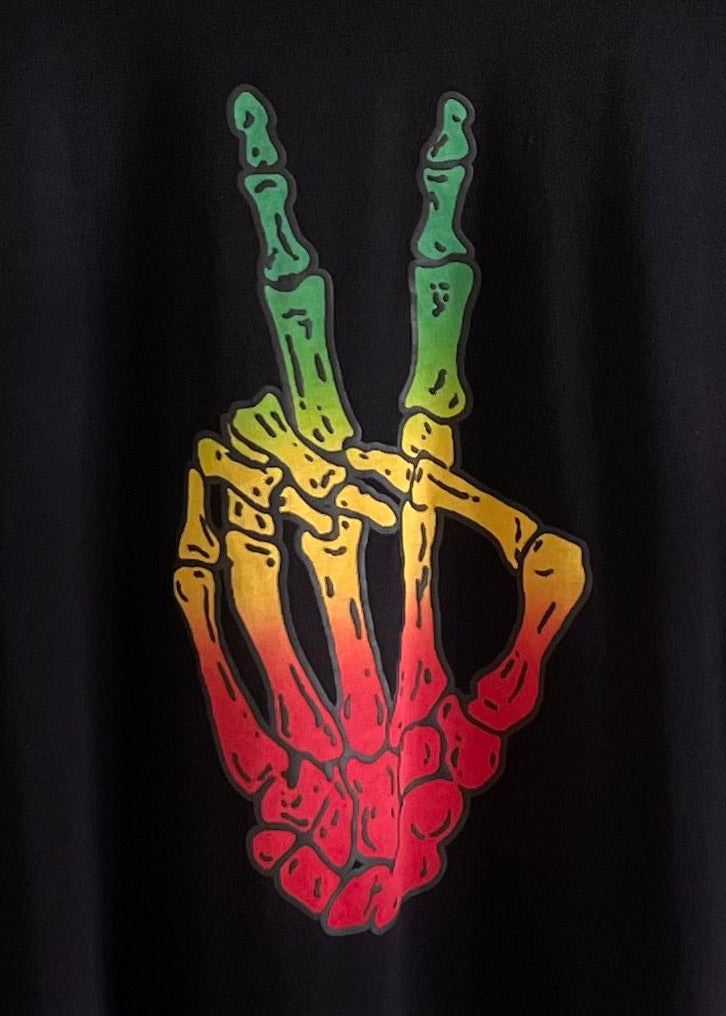 Amiri Black Peace Bones T-Shirt